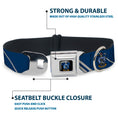 Load image into Gallery viewer, Ravenclaw Crest Full Color Seatbelt Buckle Collar - RAVENCLAW Crest/Stripe Blue/Gray