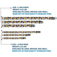 Load image into Gallery viewer, Looney Tunes Logo Full Color White Seatbelt Buckle Collar - Bugs Bunny Poses/Stars Navy