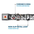 Load image into Gallery viewer, Looney Tunes Logo Full Color White Seatbelt Buckle Collar - Bugs Bunny CLOSE-UP Poses Charcoal