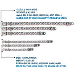 Looney Tunes Logo White Seatbelt Buckle Collar - Bugs Bunny Expressions Stacked White/Black/Gray