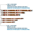 Load image into Gallery viewer, Looney Tunes Logo Full Color White Seatbelt Buckle Collar - ELMER FUDD w/Poses Browns