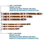 Looney Tunes Logo Full Color White Seatbelt Buckle Collar - ELMER FUDD w/Poses Browns