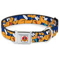 Load image into Gallery viewer, Looney Tunes Logo White Seatbelt Buckle Collar - Road Runner Expressions Stacked