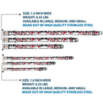 Looney Tunes Logo Full Color White Seatbelt Buckle Collar - Sylvester the Cat Expressions Gray