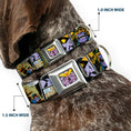 Load image into Gallery viewer, Thanos Face CLOSE-UP Full Color Seatbelt Buckle Collar - Thanos Comic Scene Blocks