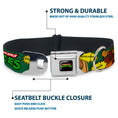 Load image into Gallery viewer, Classic TEENAGE MUTANT NINJA TURTLES Logo Seatbelt Buckle Collar - Classic TEENAGE MUTANT NINJA TURTLES Character Comic Scenes