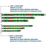 Classic TEENAGE MUTANT NINJA TURTLES Logo Seatbelt Buckle Collar - Classic Teenage Mutant Ninja Turtles Group Pose2/TMNT Green Brick Wall