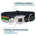 Load image into Gallery viewer, Classic TEENAGE MUTANT NINJA TURTLES Logo Seatbelt Buckle Collar - Classic TEENAGE MUTANT NINJA TURTLES Group Pose4 in Sewer/TMNT Logo