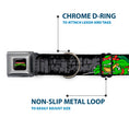 Load image into Gallery viewer, Classic TEENAGE MUTANT NINJA TURTLES Logo Seatbelt Buckle Collar - Classic TEENAGE MUTANT NINJA TURTLES Group Pose4 in Sewer/TMNT Logo