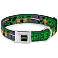 Load image into Gallery viewer, Classic TEENAGE MUTANT NINJA TURTLES Logo Seatbelt Buckle Collar - Classic TEENAGE MUTANT NINJA TURTLES Logo/Group Pose5/LEAN MEAN & GREEN