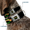 Load image into Gallery viewer, Classic TEENAGE MUTANT NINJA TURTLES Logo Seatbelt Buckle Collar - Classic Teenage Mutant Ninja Turtles Electric Expressions Black/Multi Neon