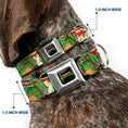 Load image into Gallery viewer, Classic TMNT Logo Seatbelt Buckle Collar - Classic TMNT Turtle Pizza