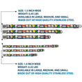 Load image into Gallery viewer, RUGRATS Logo Full Color Seatbelt Buckle Collar - RUGRATS Group Pose2 w/Reptar