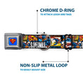 Load image into Gallery viewer, Superman Full Color Blue Seatbelt Buckle Collar - SUPERMAN Action Blocks White