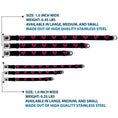 Load image into Gallery viewer, Superman Black/Hot Pink Seatbelt Buckle Collar - Superman Shield Black/Hot Pink