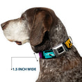 Load image into Gallery viewer, SUPERNATURAL-JOIN THE HUNT Full Color Black/White Seatbelt Buckle Collar - Supernatural SAVING PEOPLE-HUNTING THINGS-FAMILY BUSINESS Blocks Black/Teal/Gold/Purple/White
