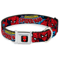 Load image into Gallery viewer, MARVEL UNIVERSE Spider-Man Full Color Seatbelt Buckle Collar - Amazing Spider-Man