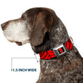 Load image into Gallery viewer, MARVEL UNIVERSE Spider-Man Full Color Seatbelt Buckle Collar - Spiderweb Red/Black