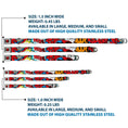 Load image into Gallery viewer, MARVEL UNIVERSE Spider-Man Full Color Seatbelt Buckle Collar - Spider-Man w/Action Verbiage