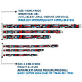 Load image into Gallery viewer, MARVEL UNIVERSE Spider-Man Full Color Seatbelt Buckle Collar - JRNY-Spider-Man in Action2 w/AMAZING SPIDER-MAN