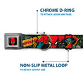 Load image into Gallery viewer, MARVEL UNIVERSE Spider-Man Full Color Seatbelt Buckle Collar - THE AMAZING SPIDER-MAN 100th ANNIVERSARY Cover