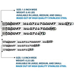 Star Wars Galactic Empire Insignia Full Color Black/White Seatbelt Buckle Collar - Star Wars Aurebesh STORMTROOPER White/Gray/Black