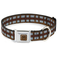 Load image into Gallery viewer, Star Wars Chewbacca Face CLOSE-UP Full Color Brown Seatbelt Buckle Collar - Star Wars Chewbacca Bandolier Bounding Browns/Gray