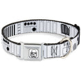 Load image into Gallery viewer, Star Wars Stormtrooper Face Full Color White/Black/Grays Seatbelt Buckle Collar - Star Wars Stormtroopers Utility Belt2 Bounding White/Grays/Black