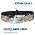 Load image into Gallery viewer, Star Wars The Child Sitting Pose PRECIOUS CARGO CLOSE-UP Full Color Tan/White Seatbelt Buckle Collar - Star Wars The Child Sitting Pose PRECIOUS CARGO Tan/White