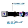 Load image into Gallery viewer, Thor Hamer Icon Full Color White/Blues Seatbelt Buckle Collar - Thor SON OF ODIN/Hamner Icon Black/White/Blues