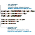 Load image into Gallery viewer, GREMLINS Text Logo Full Color Black/Red Seatbelt Buckle Collar - Gremlins GIZMO Poses/Rules Blocks Red/Greens/Grays/White