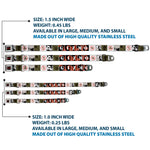 GREMLINS Text Logo Full Color Black/Red Seatbelt Buckle Collar - Gremlins GIZMO Poses/Rules Blocks Red/Greens/Grays/White