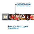 Load image into Gallery viewer, Yellowstone Y Logo Full Color White/Yellow Seatbelt Buckle Collar - Yellowstone Patches Stacked Browns/Reds/Yellows