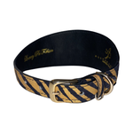 Glam Black & Gold Zebra
