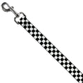 Load image into Gallery viewer, Black and White Checkered Dog Leash