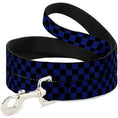 Load image into Gallery viewer, Dog Leash - Checker Black/Blue