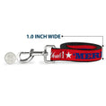 Load image into Gallery viewer, Dog Leash - 'MERICA FUCK YEAH!/Star Red/Blue/White