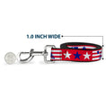 Load image into Gallery viewer, Dog Leash - 'MERICA Stripes/Stars Red/White/Blue