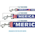 Load image into Gallery viewer, Dog Leash - 'MERICA/US Flag Blue/White/Red