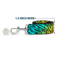 Load image into Gallery viewer, Dog Leash - Animal Skins Rainbow/Black