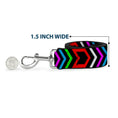 Load image into Gallery viewer, Dog Leash - Arrows Black/Multi Color