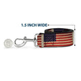 Load image into Gallery viewer, Dog Leash - American Flag Weathered Color Repeat