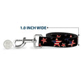 Load image into Gallery viewer, Dog Leash - Americana Stars & Flags Black/Red/White/Blue