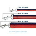 Load image into Gallery viewer, Dog Leash - American Flag Stripe
