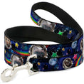 Load image into Gallery viewer, Dog Leash - Astronaut Cats in Space/Rainbows/Stars