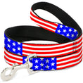 Load image into Gallery viewer, Dog Leash - Americana Stars & Stripes3 Red/White/Blue