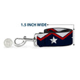 Load image into Gallery viewer, Dog Leash - American Chevron & Stripes White/Red/Blue