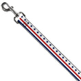 Load image into Gallery viewer, Dog Leash - Americana Stars & Stripes7 White/Blue/Red