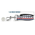 Load image into Gallery viewer, Dog Leash - Americana Stars & Stripes7 White/Blue/Red