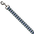 Load image into Gallery viewer, Dog Leash - Argyle Navy/Green/White/Gold